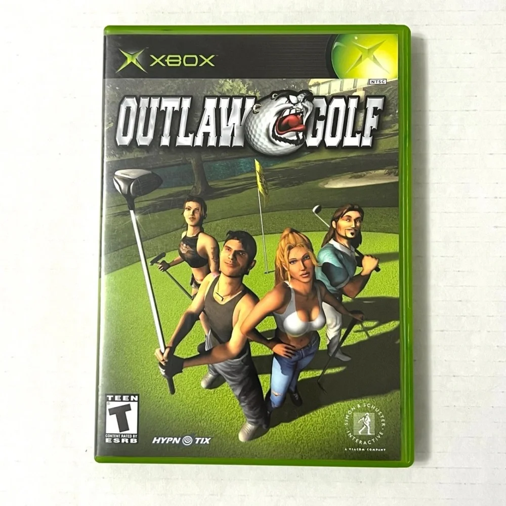 Outlaw Golf (Microsoft Xbox, 2002) Complete & Tested
